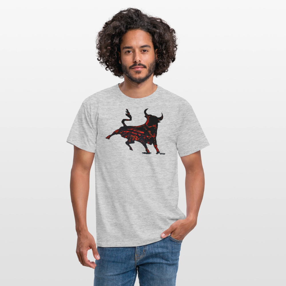 Männer T-Shirt Torro - Grau meliert