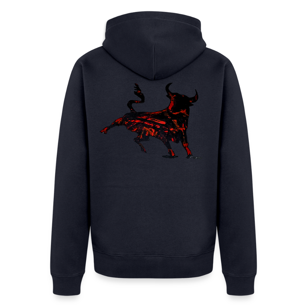 Männer Kapuzenjacke Torro Backprint - Navy