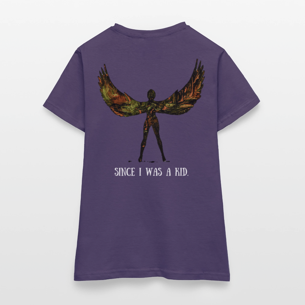 Frauen T-Shirt Light - Dunkellila