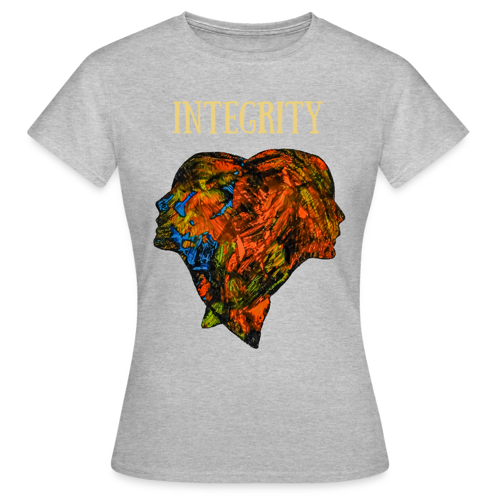 Frauen T-Shirt Espejo - Grau meliert