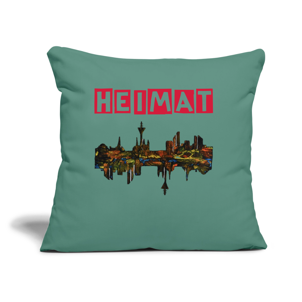 Sofakissen mit Füllung 44 x 44 cm - Tanngrün