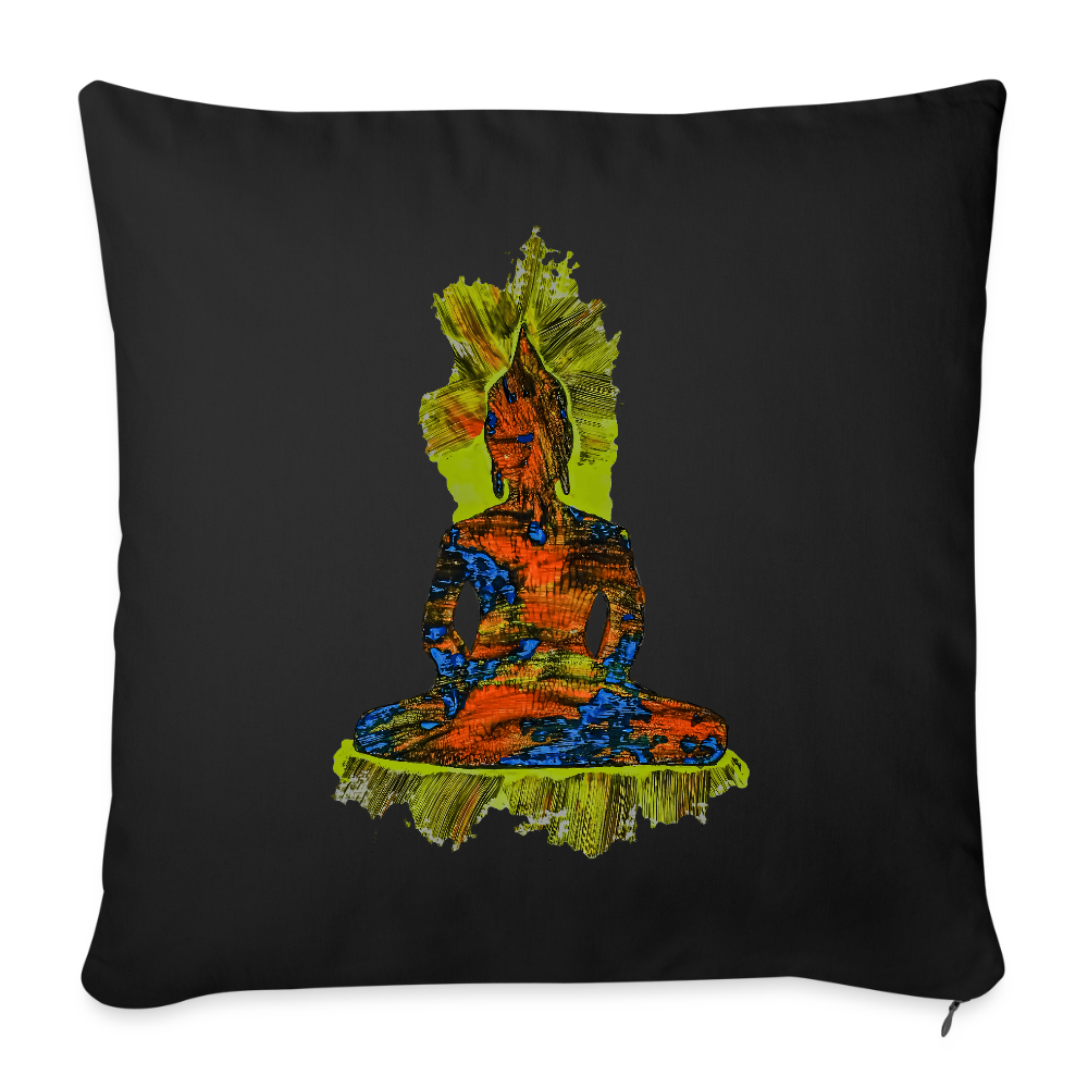 Sofakissen mit Füllung 44 x 44 cm - Schwarz