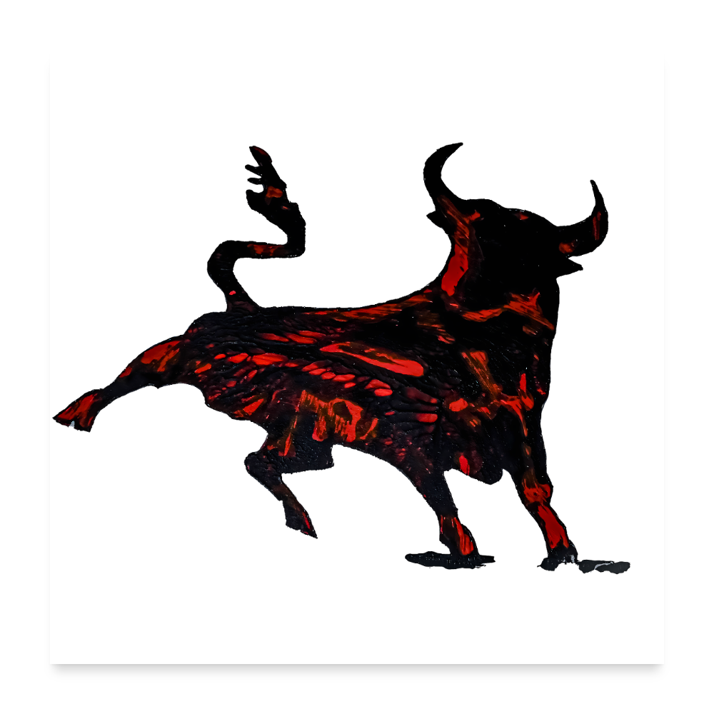 Poster Torro - Weiß