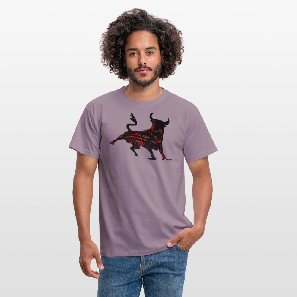 Männer T-Shirt Torro - Lilagrau 