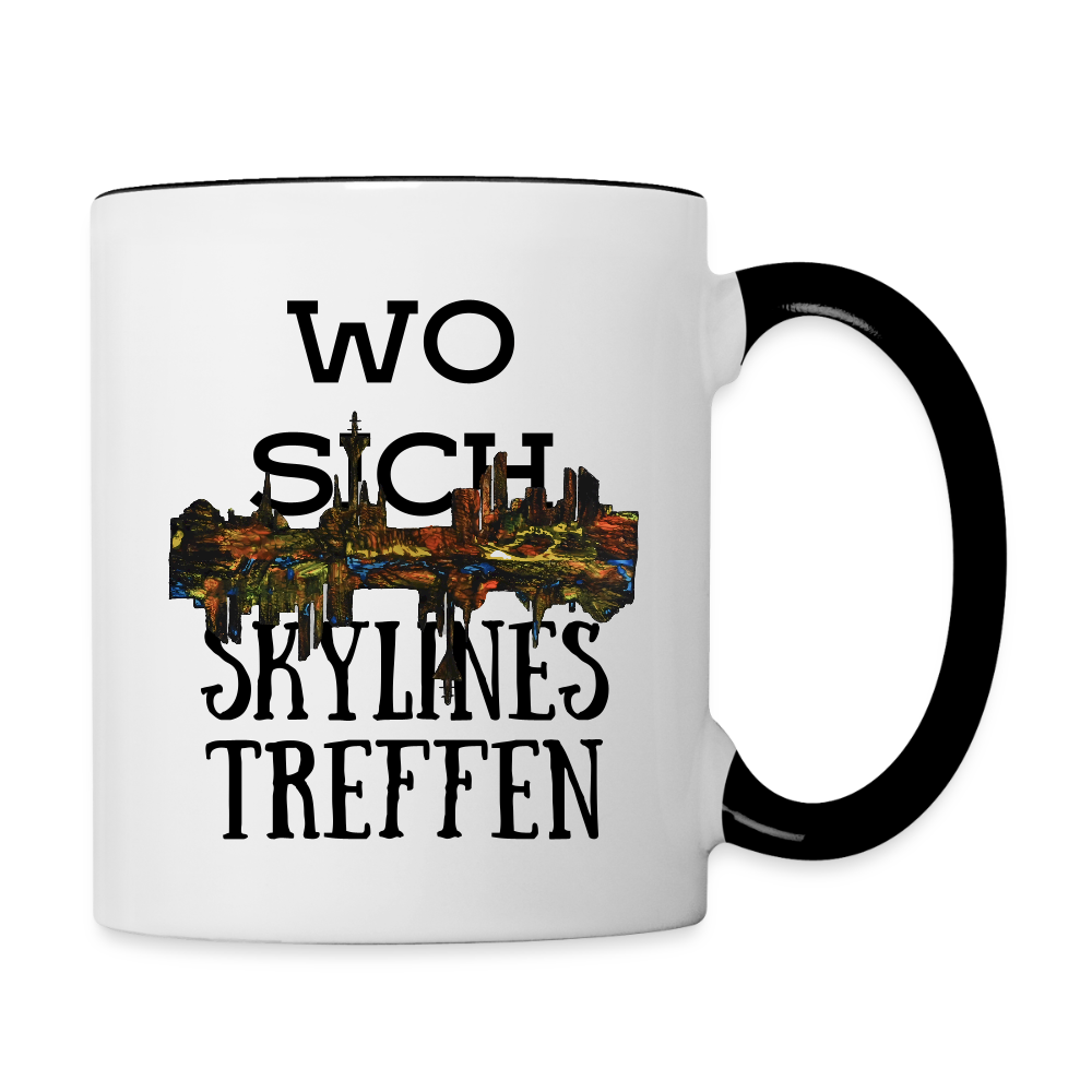Tasse - Weiß/Schwarz