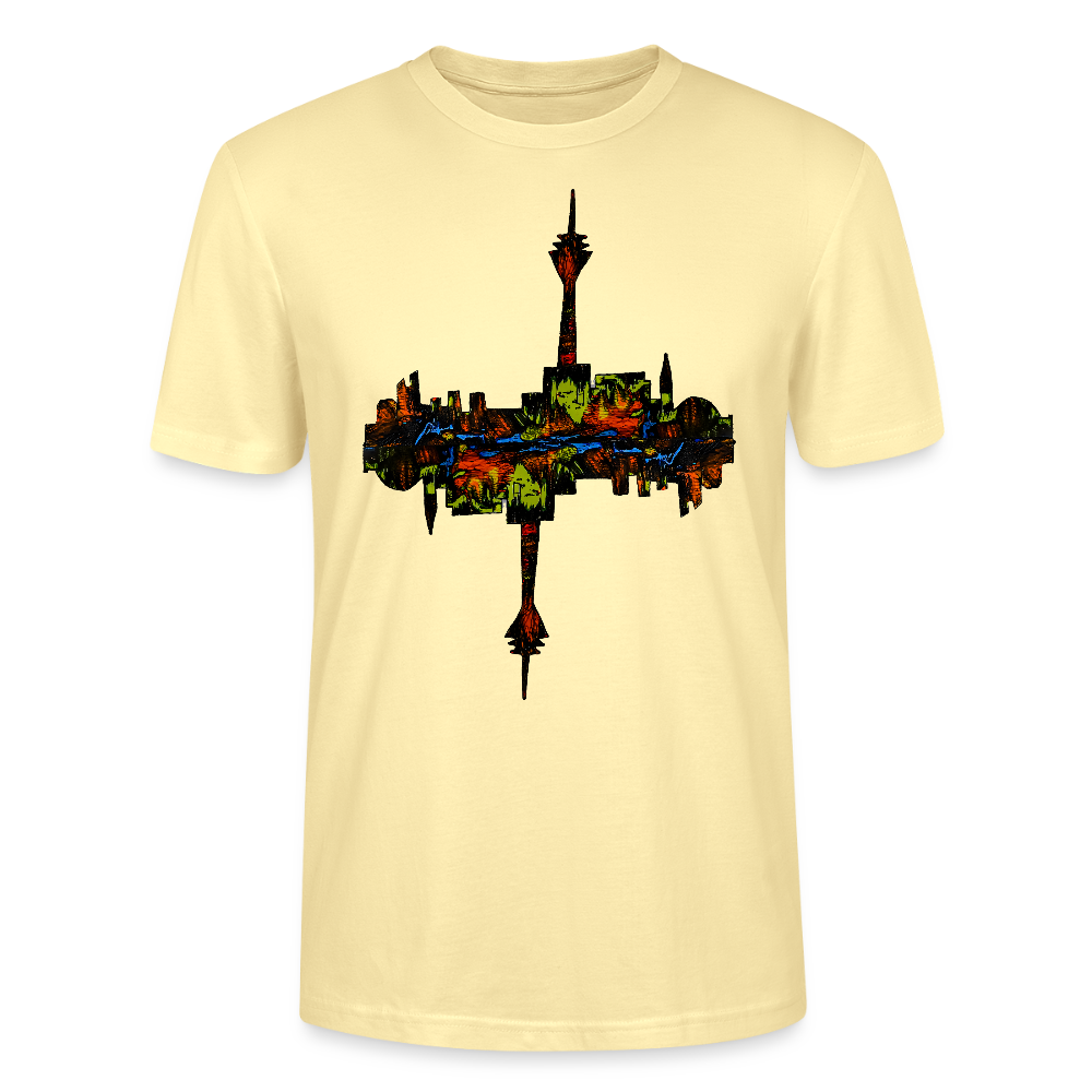Unisex T-Shirt Düsseldorfer Skyline V.7 - Creme