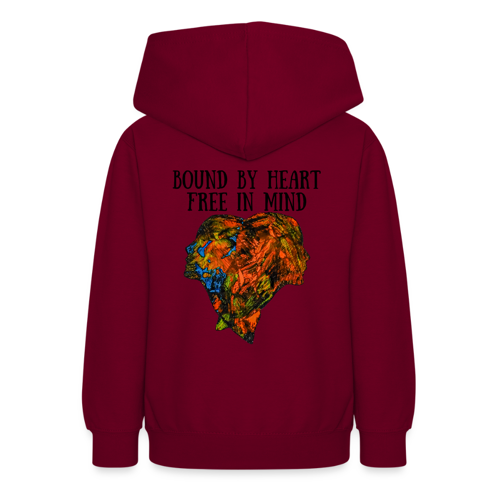 Teenager Hoodie Espejo Backprint - Bordeaux