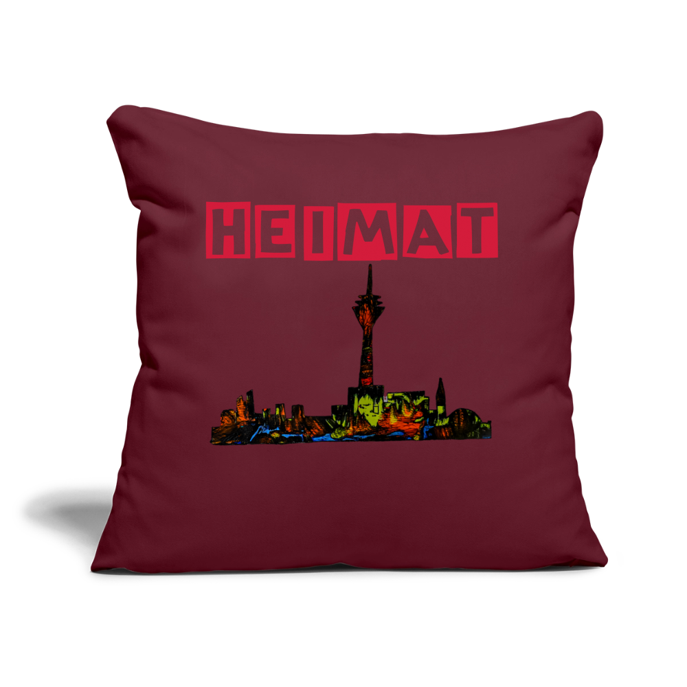 Sofakissenbezug 44 x 44 cm - Burgunderrot