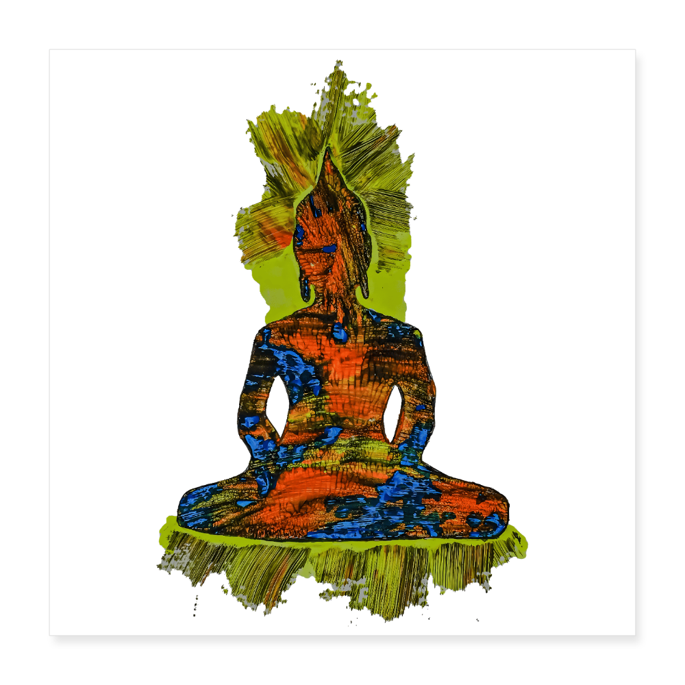 Poster 40x40 cm - Weiß