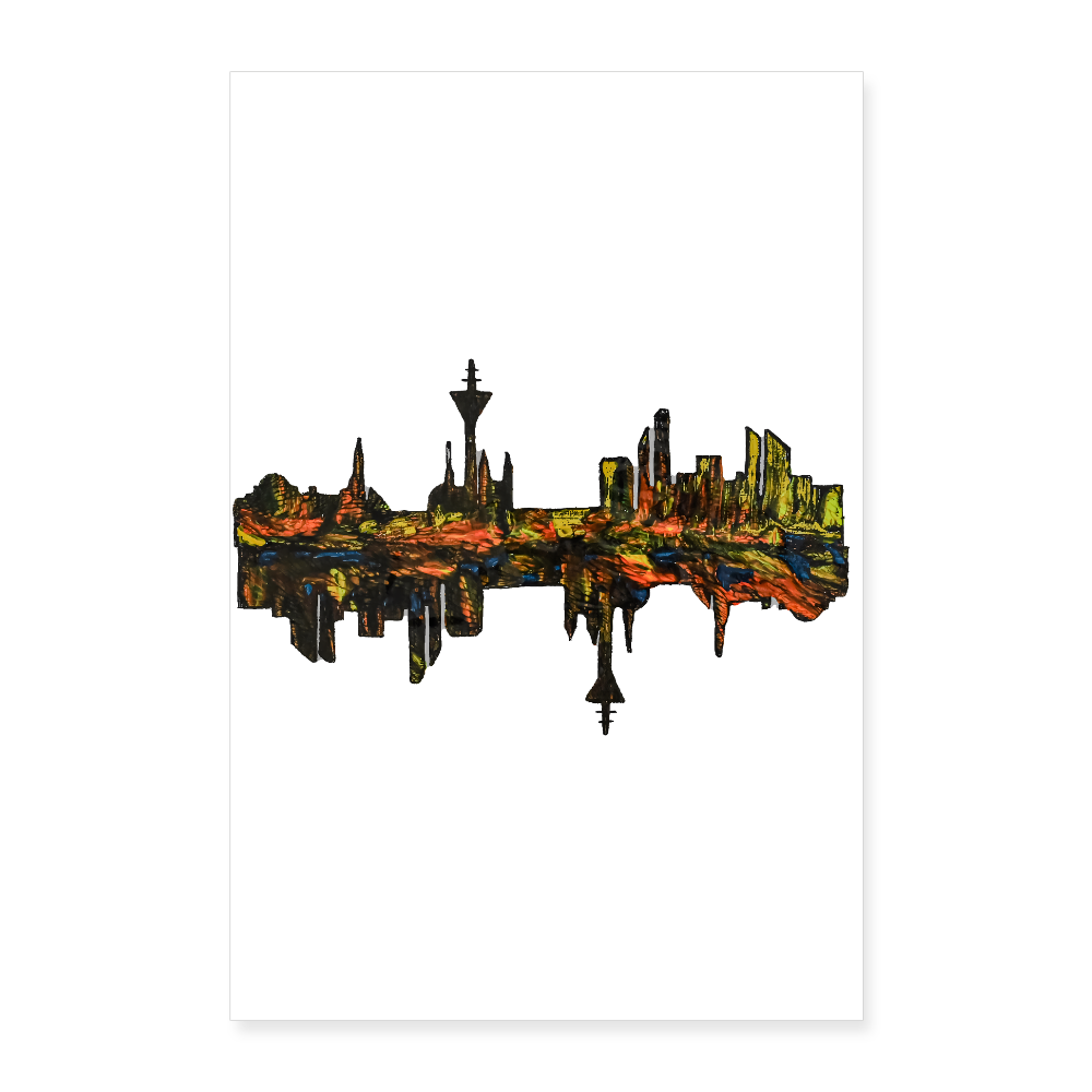 Poster 40x60 cm - Weiß