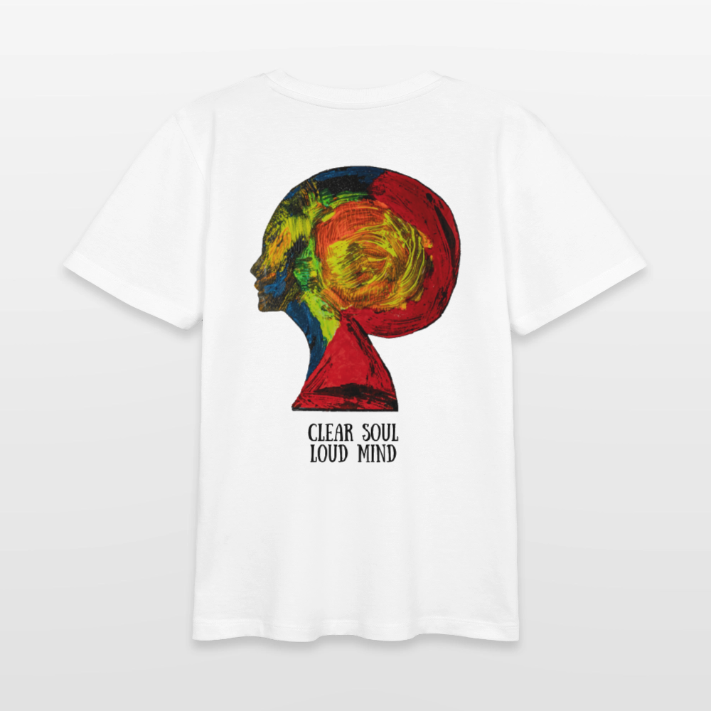 Unisex Teenager T-Shirt Gaia - Weiß