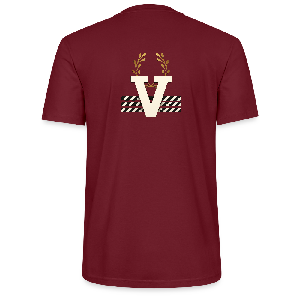 Unisex T-Shirt Düsseldorfer Skyline V.3 - Burgunderrot