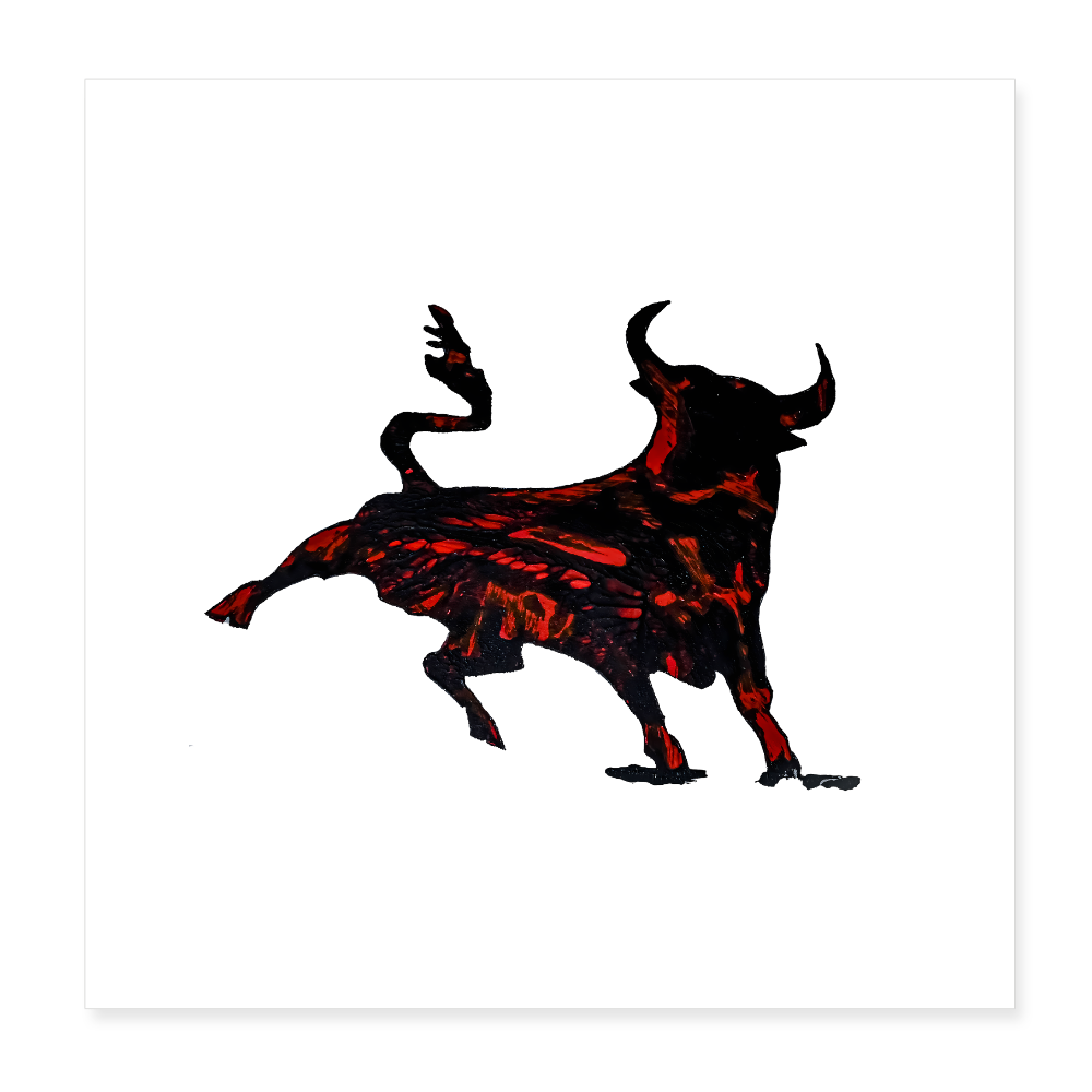 Poster 20x20 cm - Weiß