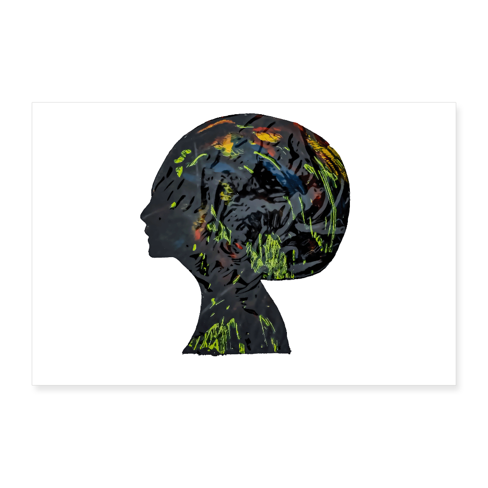 Poster 60x40 cm - Weiß