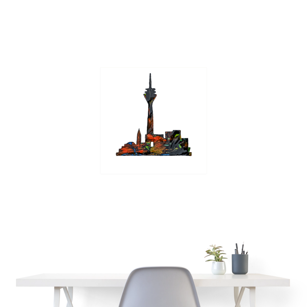 Poster 60x60 cm - Weiß