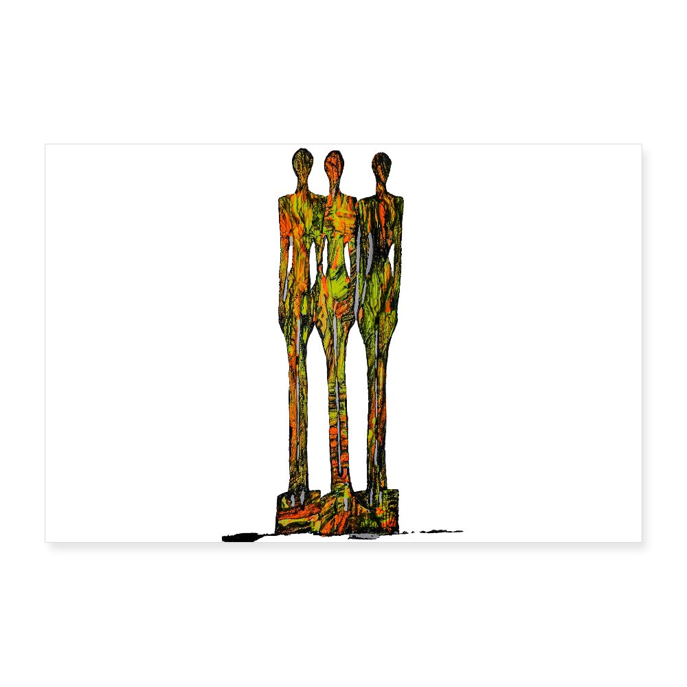 Poster 60x40 cm - Weiß