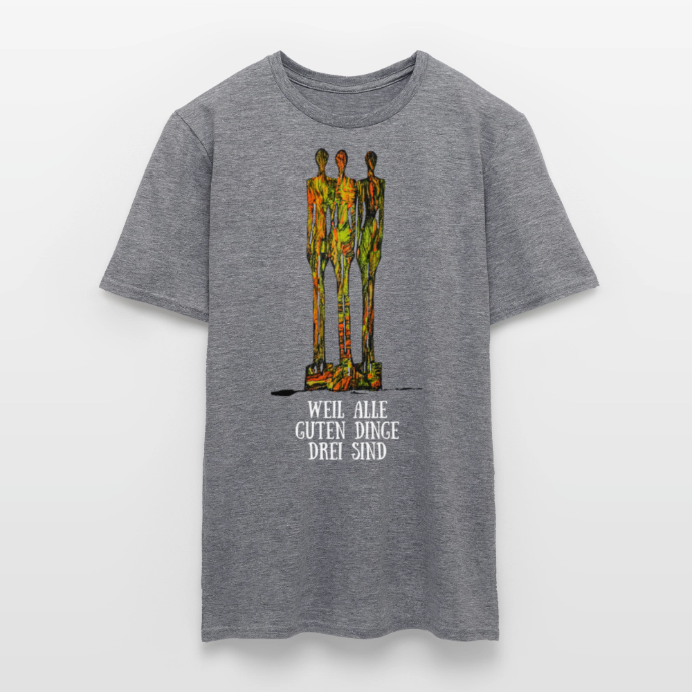 Männer T-Shirt Hendriks - Graphit meliert