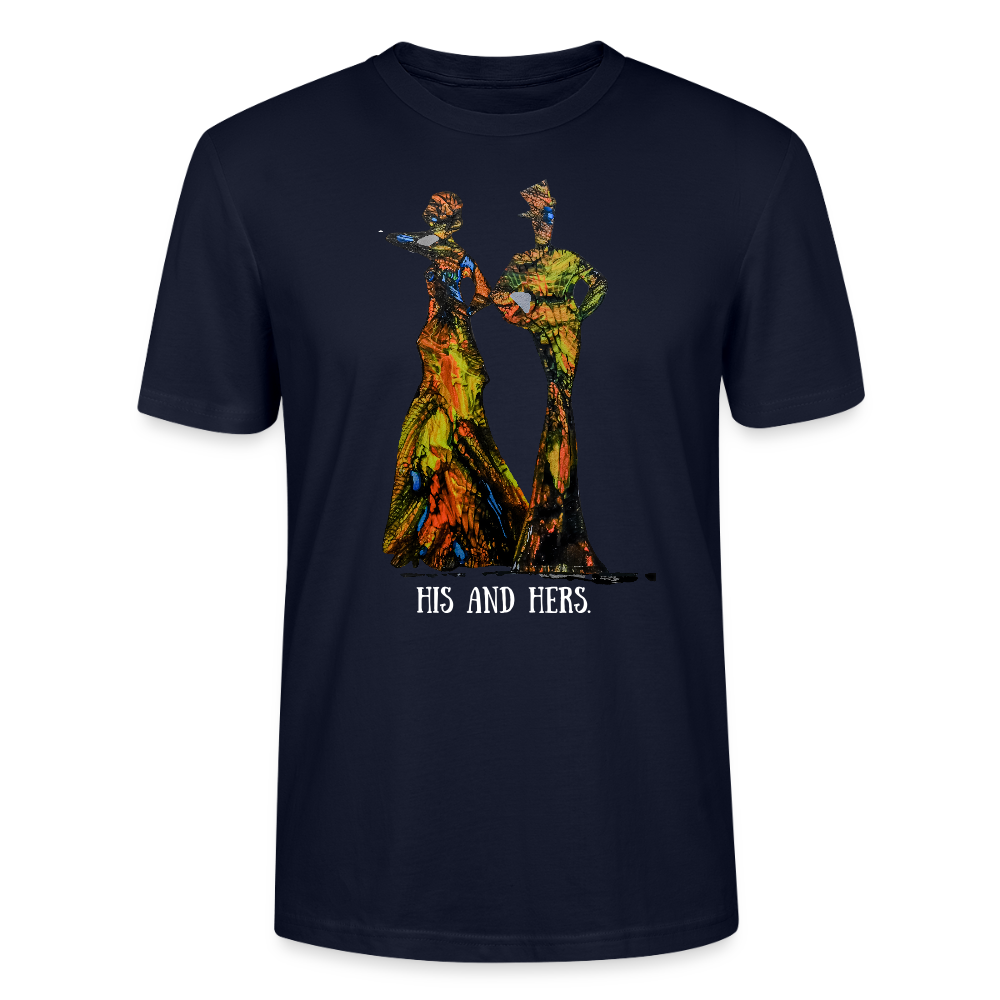 Unisex T-Shirt Zylinder und Stella - Navy