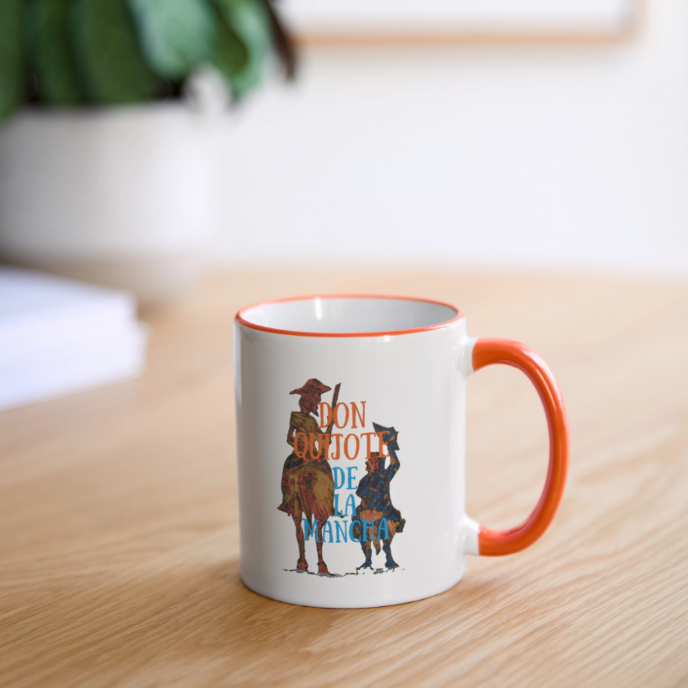 Tasse - Weiß/Orange