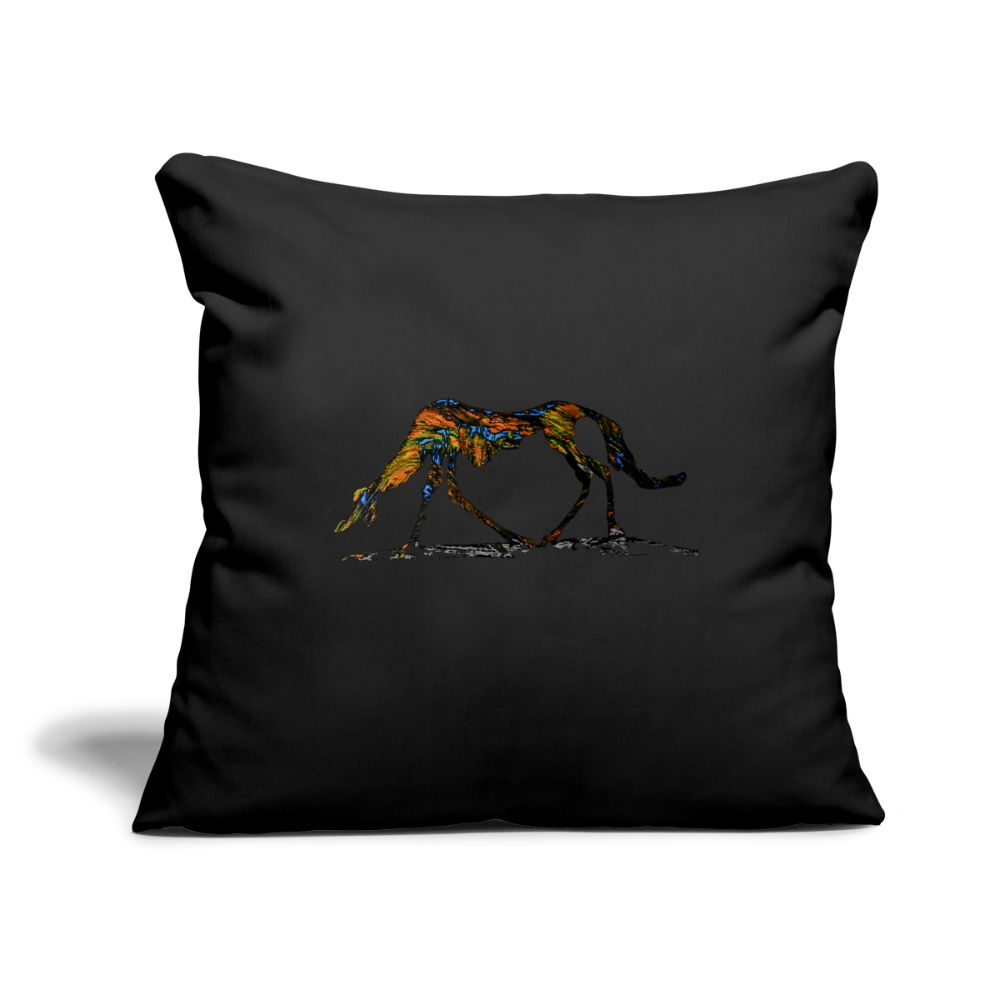 Sofakissenbezug 44 x 44 cm - Schwarz