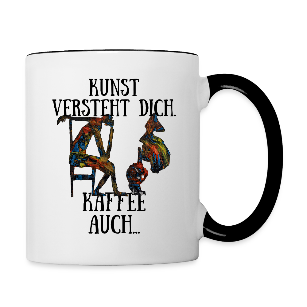 Tasse - Weiß/Schwarz