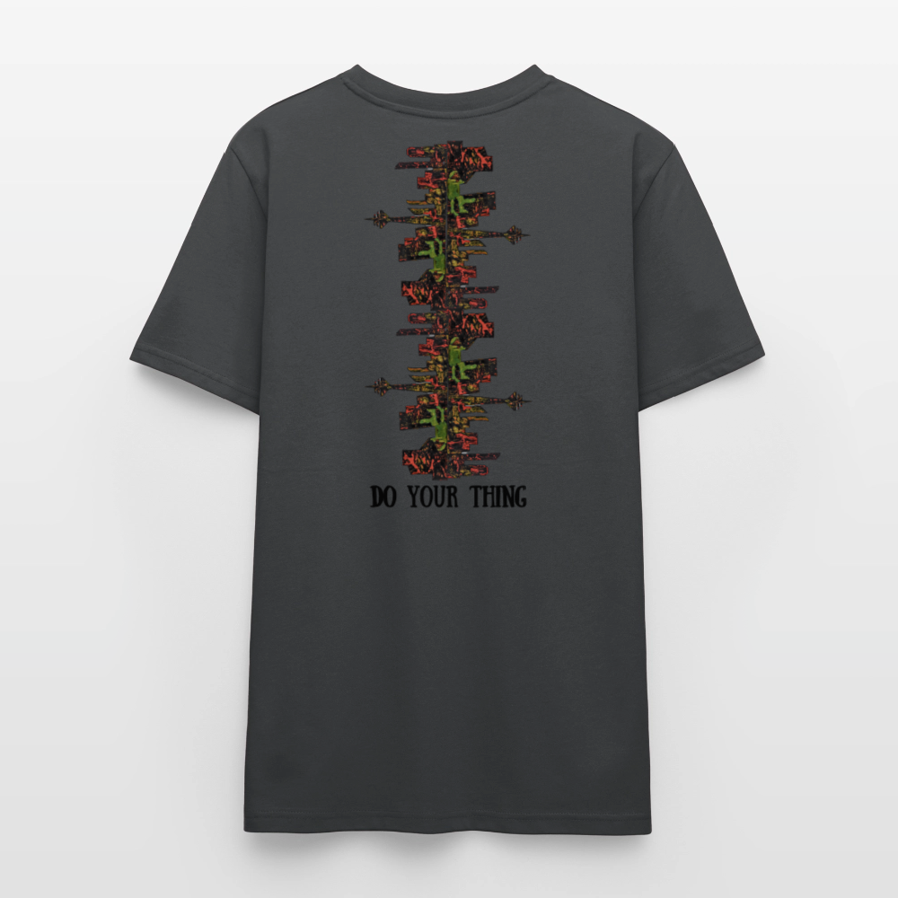 Unisex T-Shirt Düsseldorfer Skyline V.9 - Anthrazit