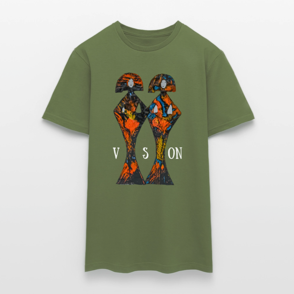 Männer T-Shirt Geishas - Militärgrün