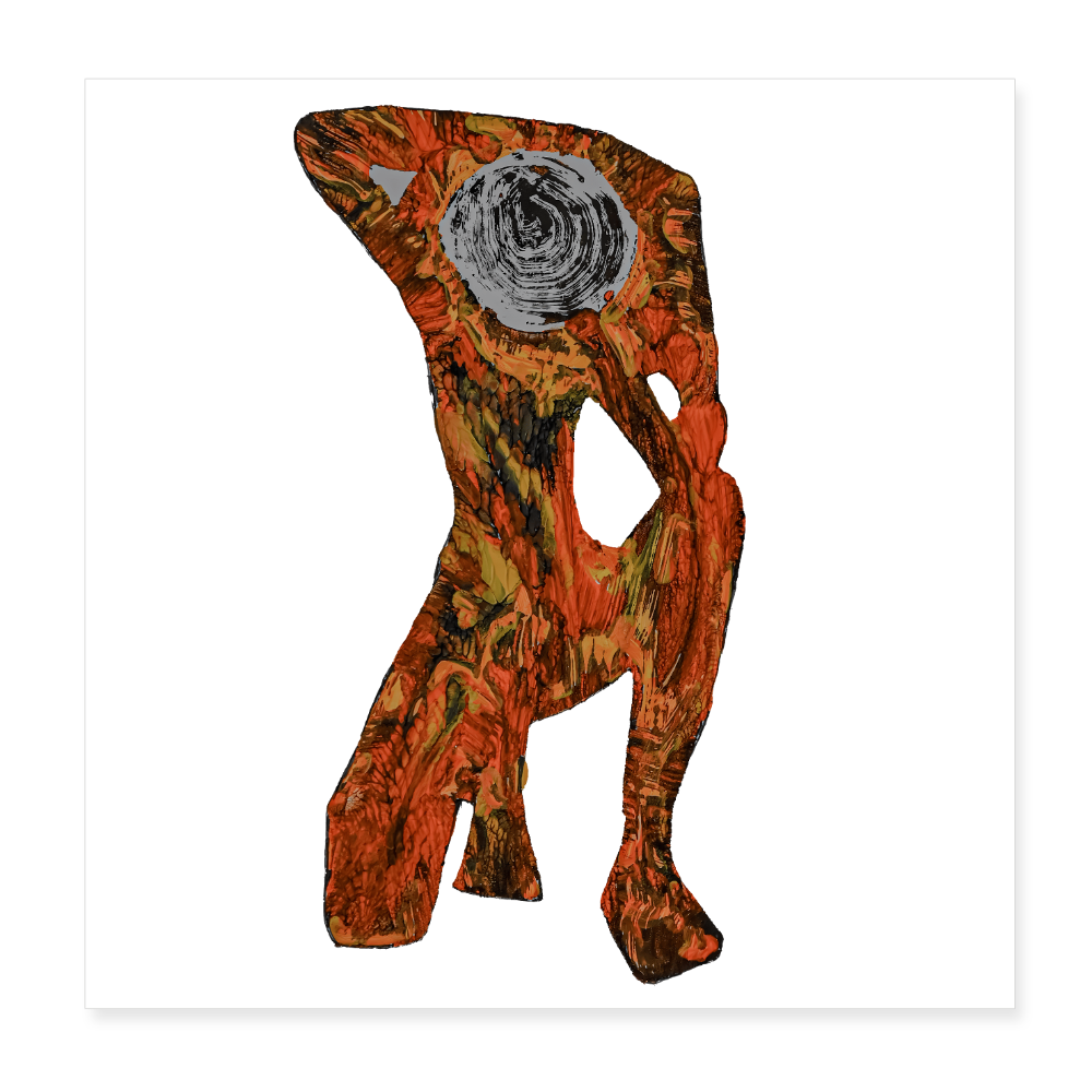 Poster 20x20 cm - Weiß