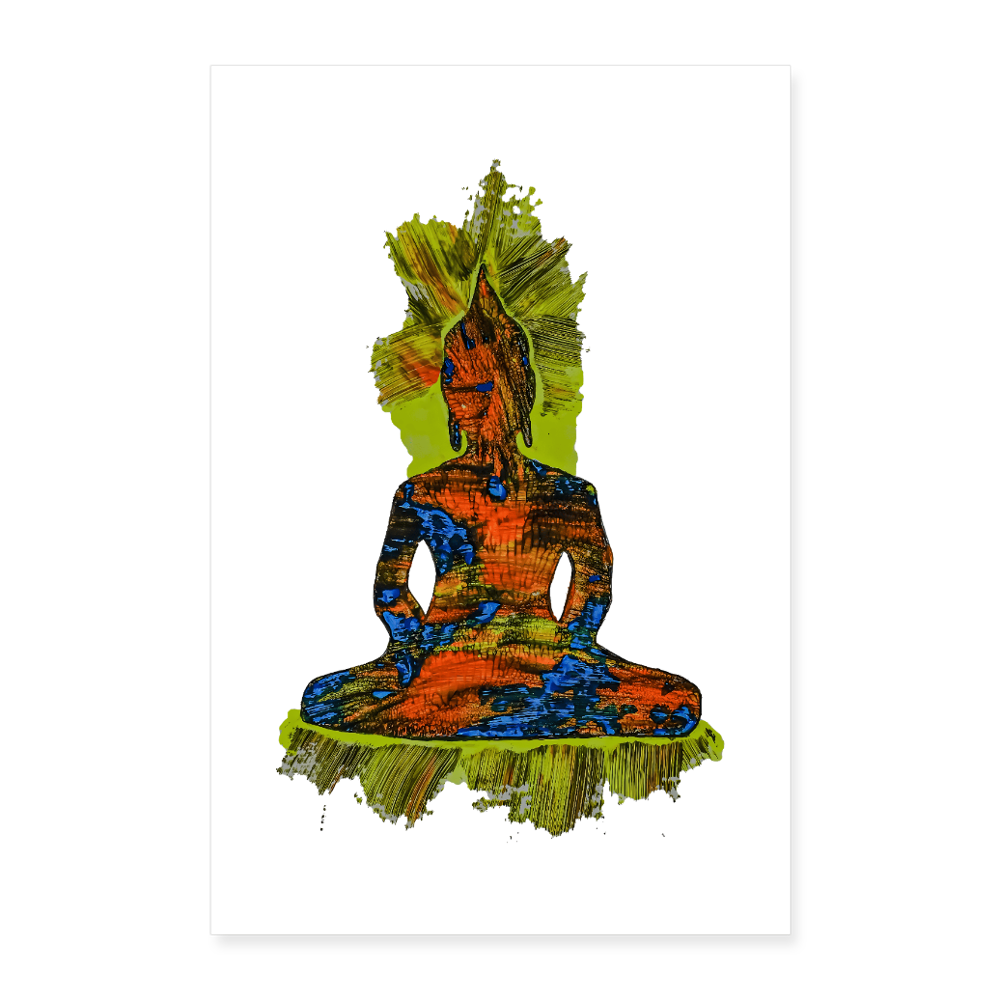 Poster 60x90 cm - Weiß