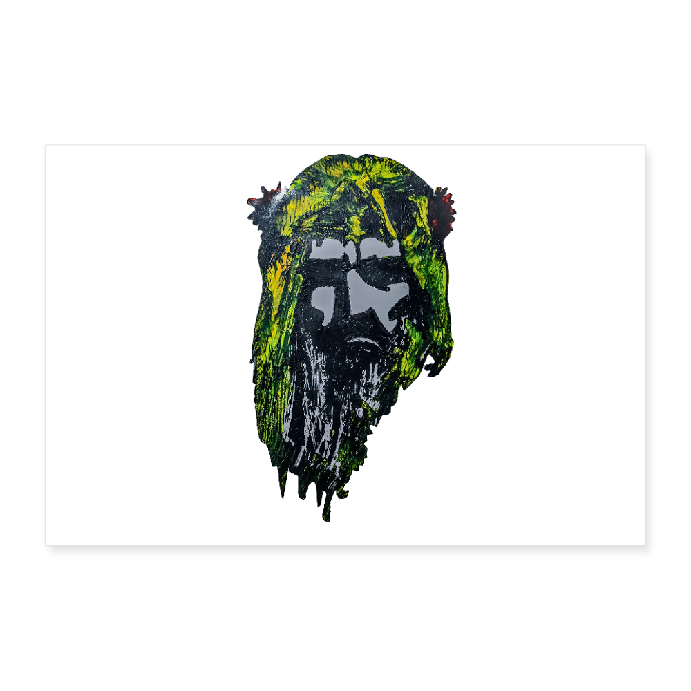 Poster 90x60 cm - Weiß