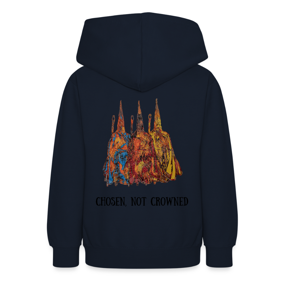 Teenager Hoodie Nazzarener Backprint - Navy