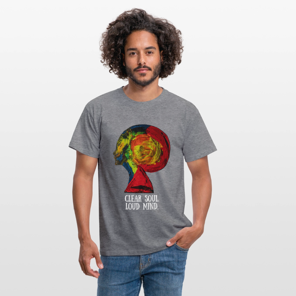 Männer T-Shirt Gaia - Graphit meliert