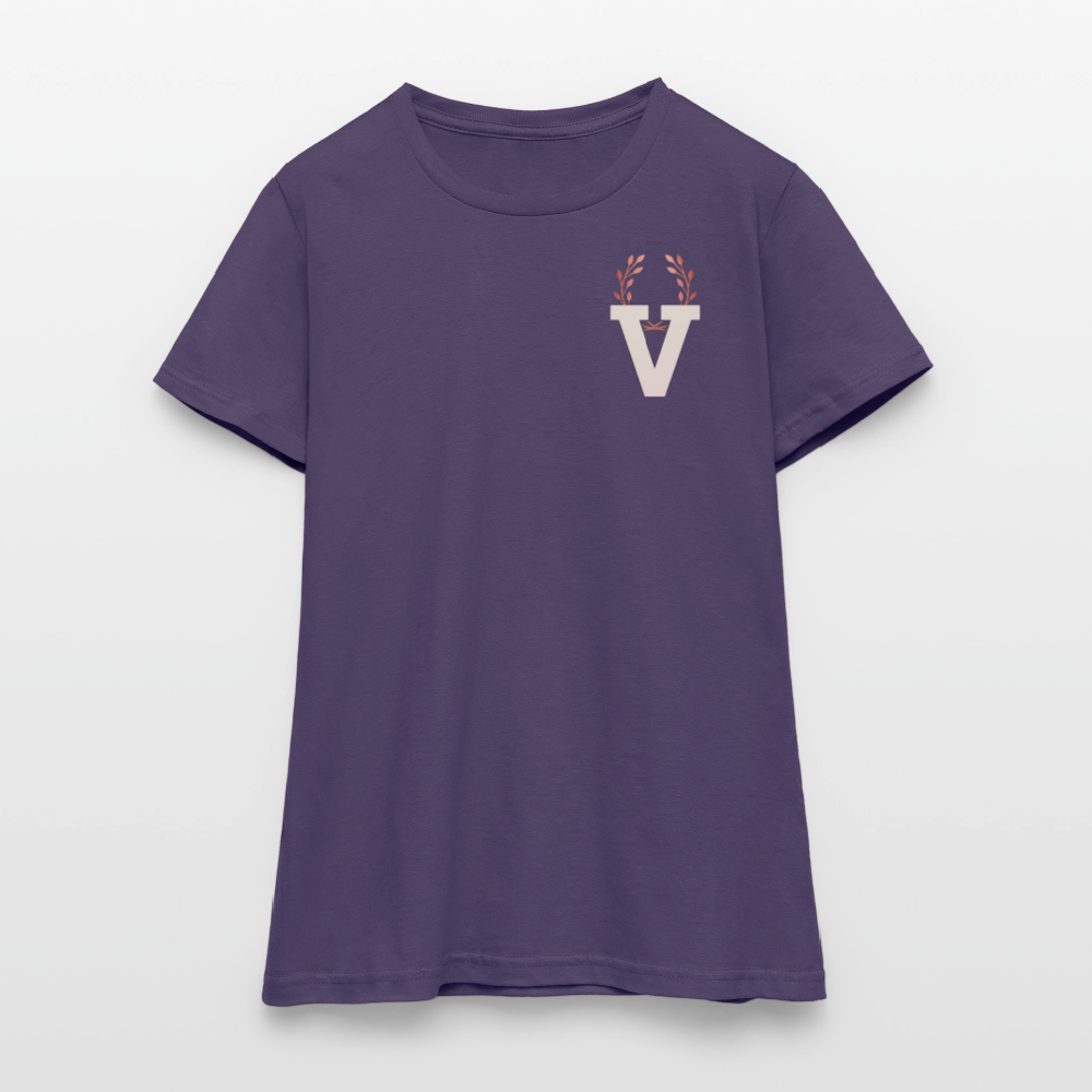 Frauen T-Shirt Light - Dunkellila