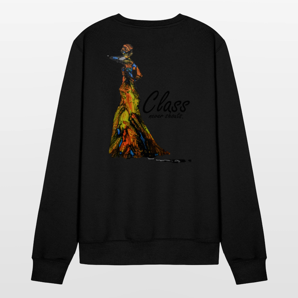 Unisex Pulli Class Backprint - Schwarz