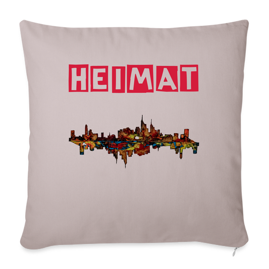 Sofakissen mit Füllung 44 x 44 cm - helles Taupe