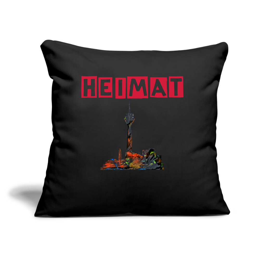 Sofakissen mit Füllung 44 x 44 cm - Schwarz