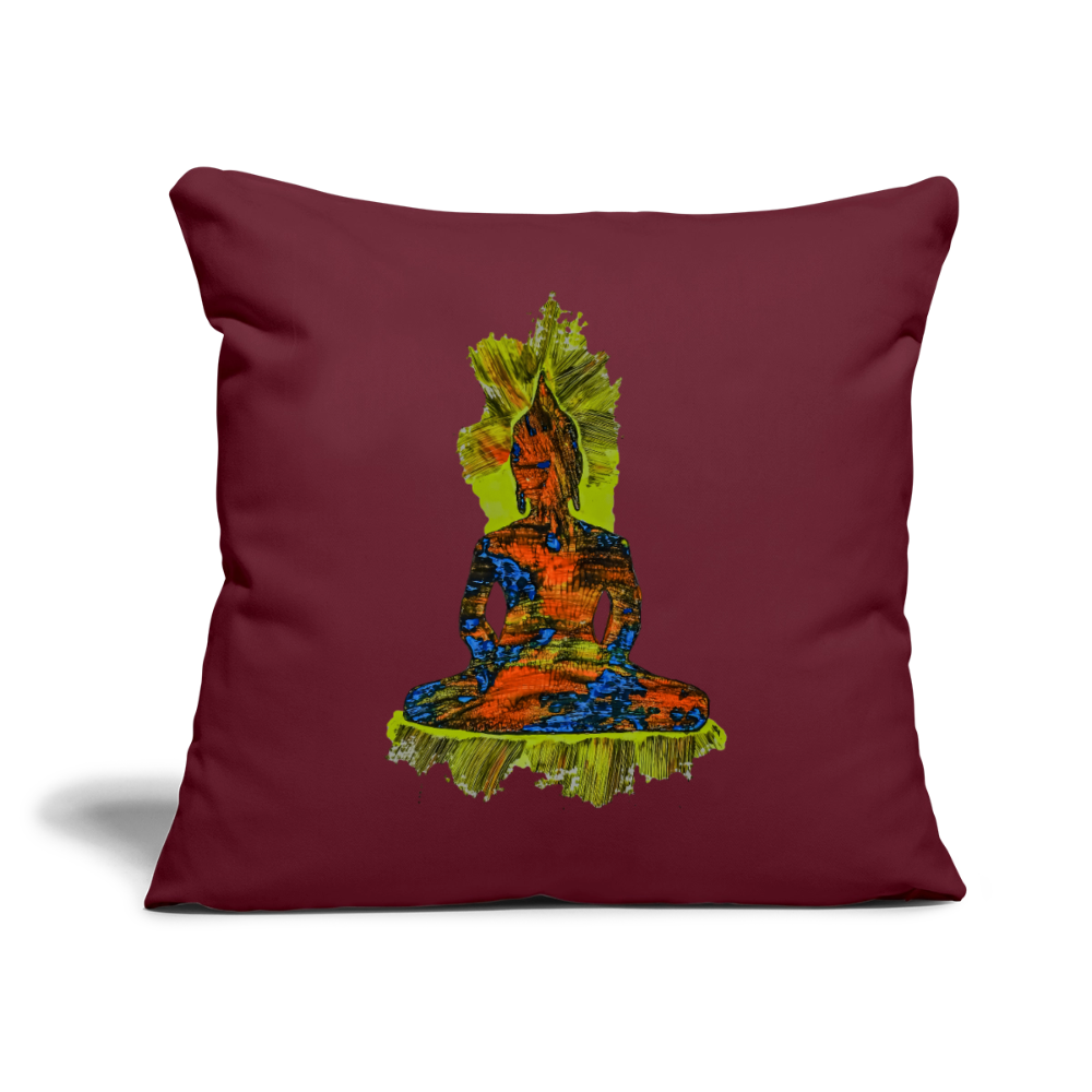 Sofakissen mit Füllung 44 x 44 cm - Burgunderrot