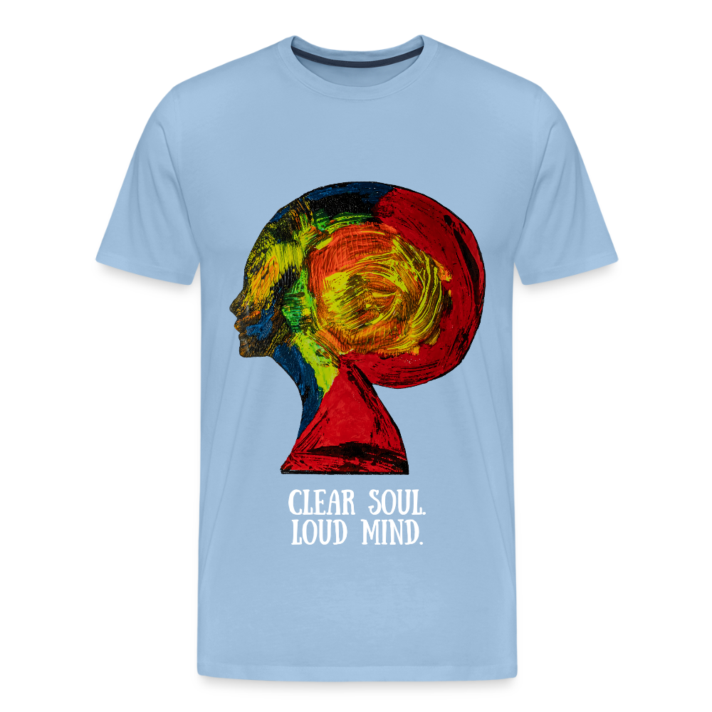 Männer Premium  T-Shirt Gaia - Sky
