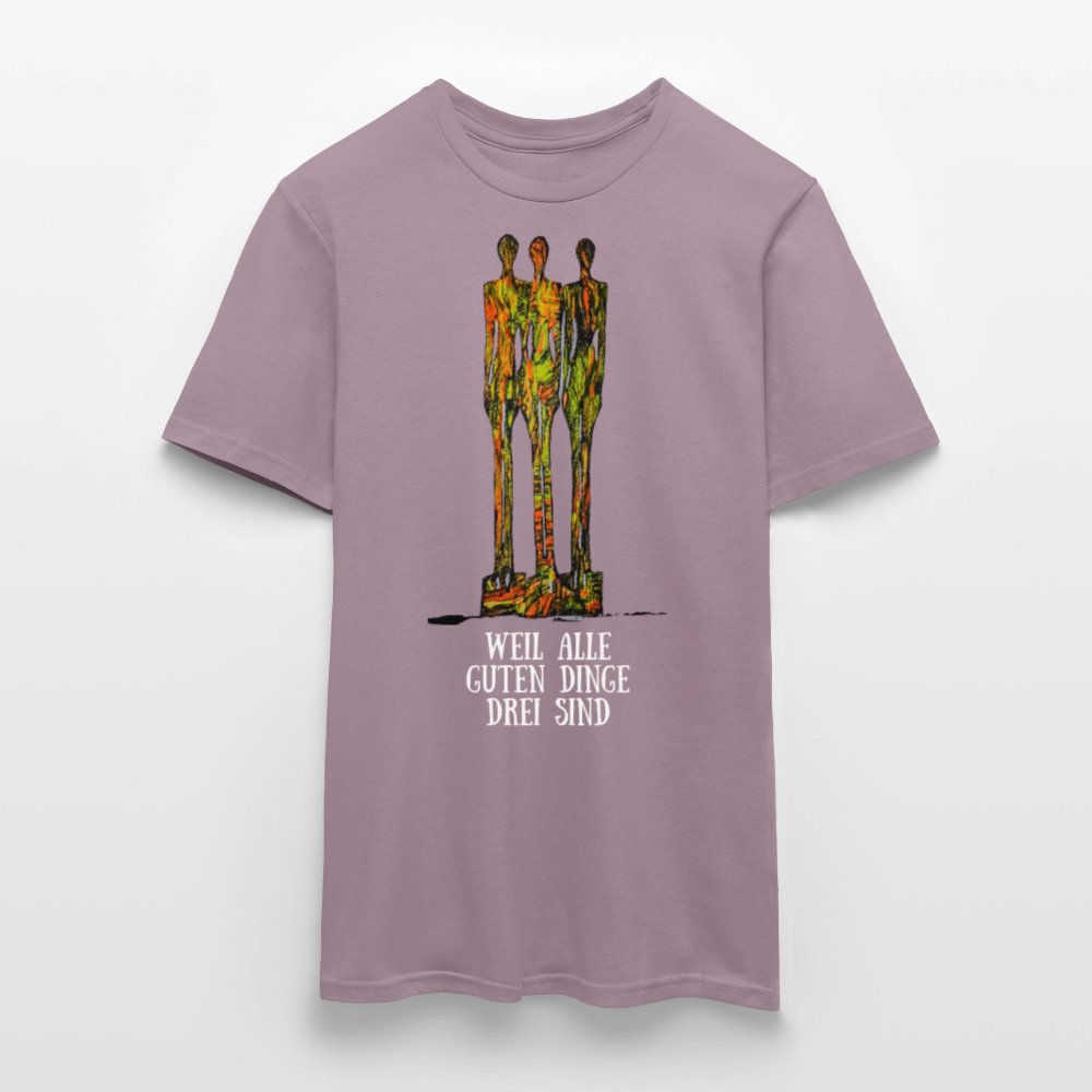 Männer T-Shirt Hendriks - Lilagrau 