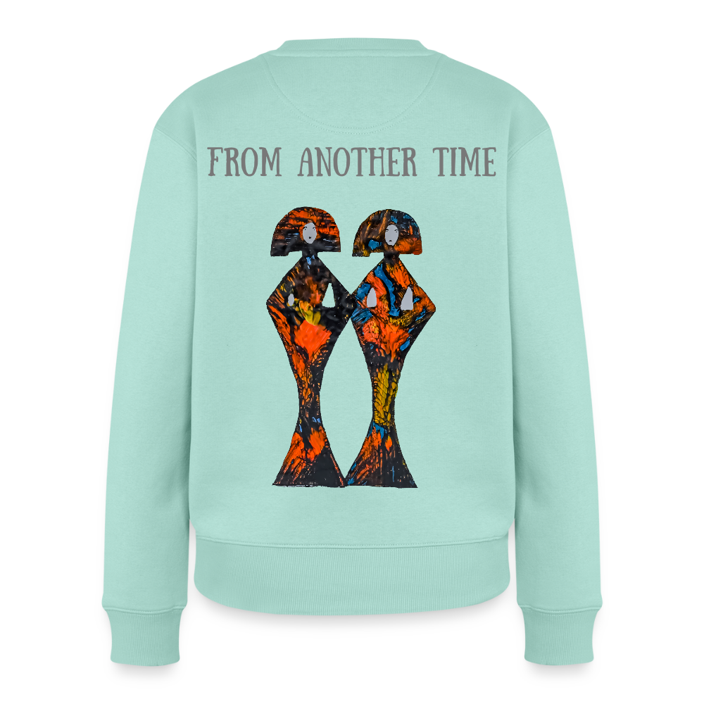 Frauen Pulli Geishas Backprint - Mint 