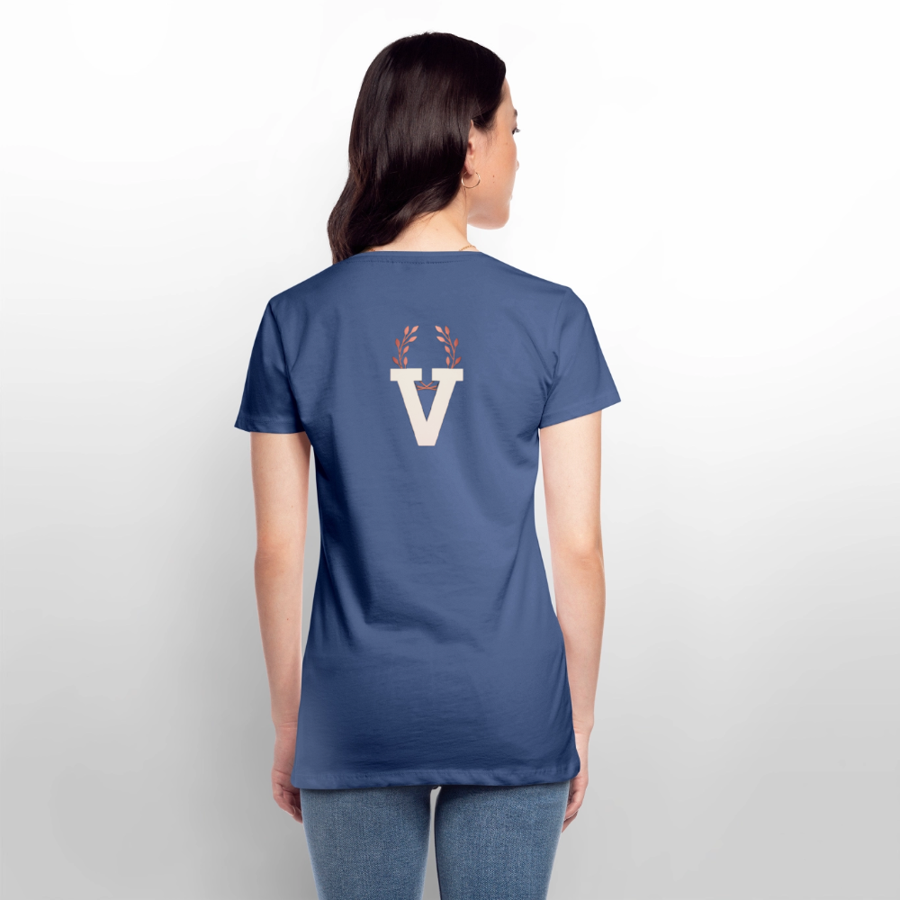 Frauen Premium T-Shirt Geishas - Taubenblau