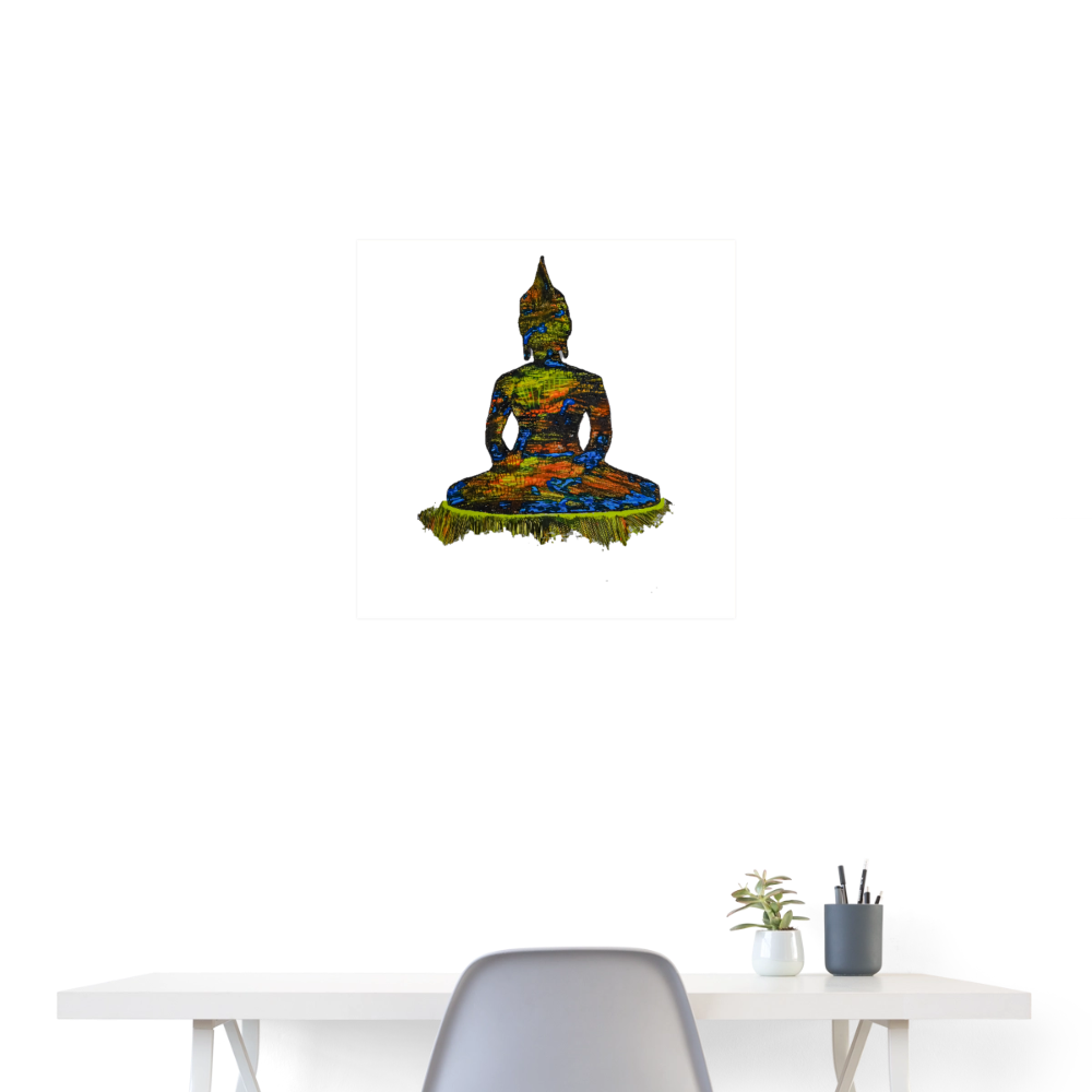 Poster Zirkulation - Weiß