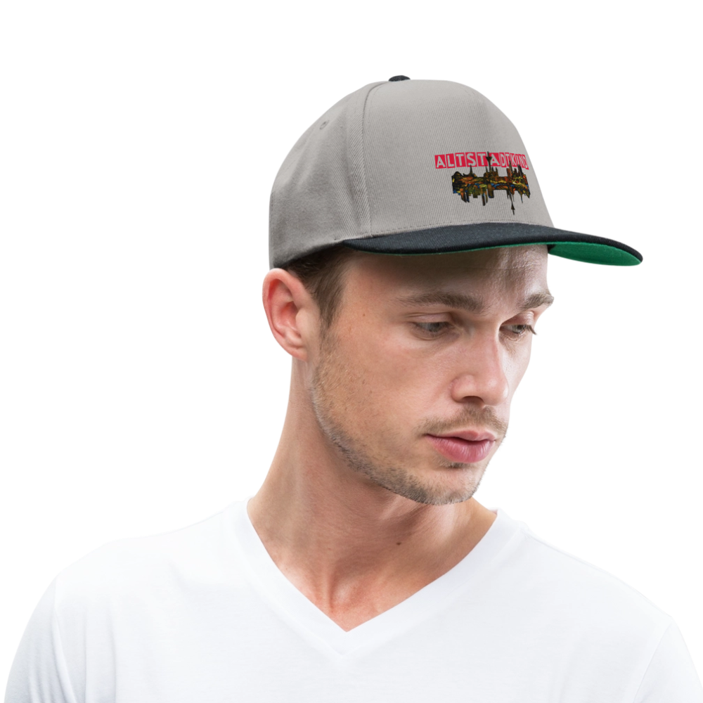 Snapback Cap - Graphit/Schwarz