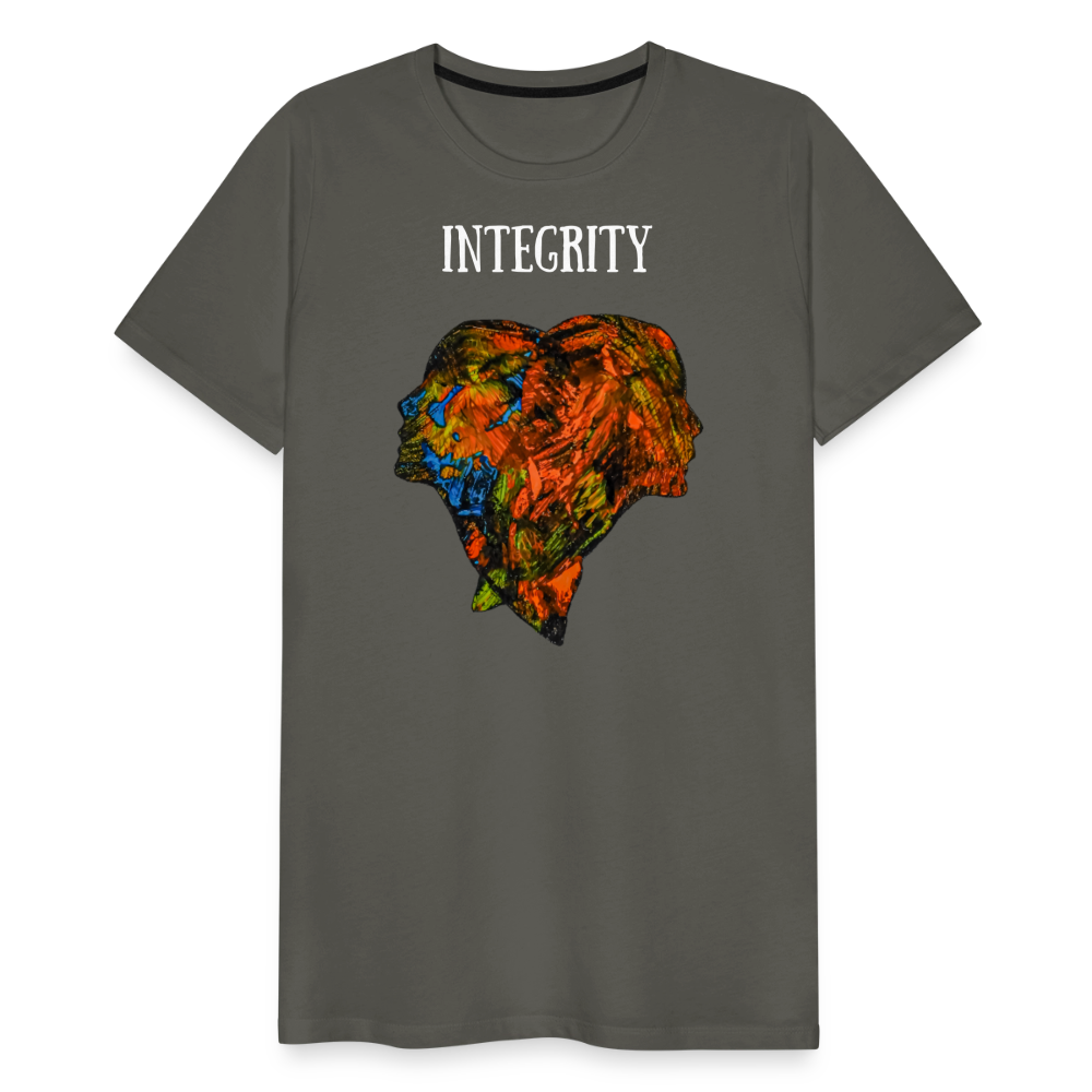 Männer Premium T-Shirt Espejo - Asphalt