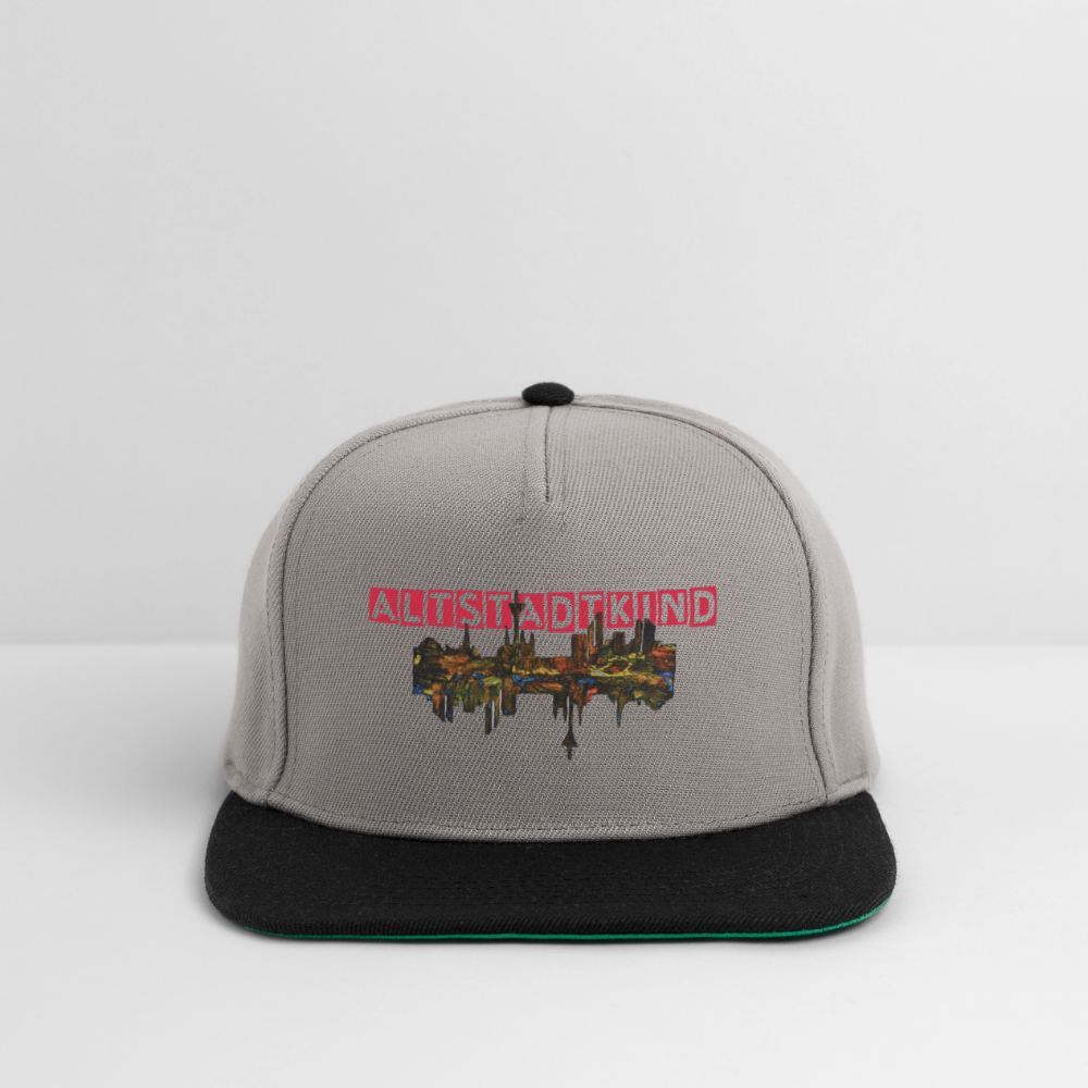 Snapback Cap - Graphit/Schwarz