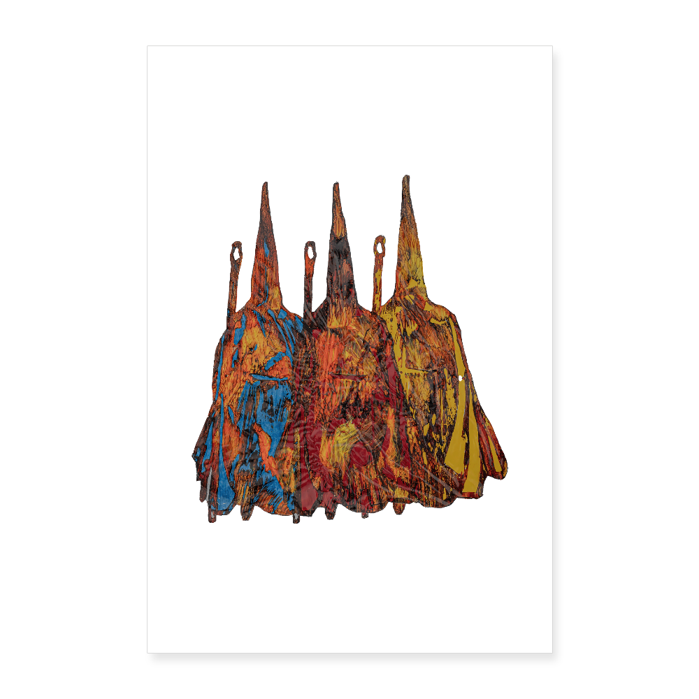 Poster 40x60 cm - Weiß