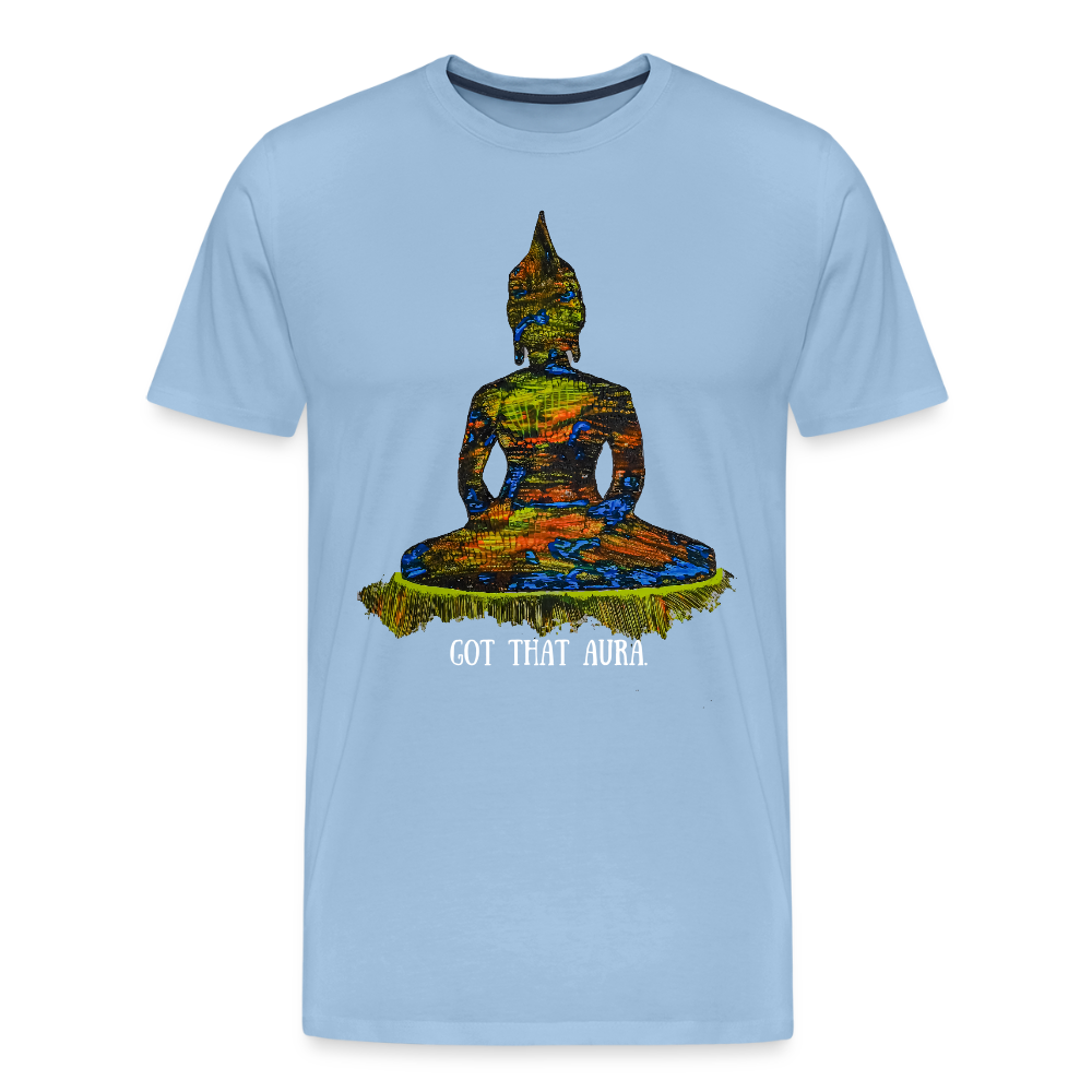 Männer Premium T-Shirt Zirkulation - Sky