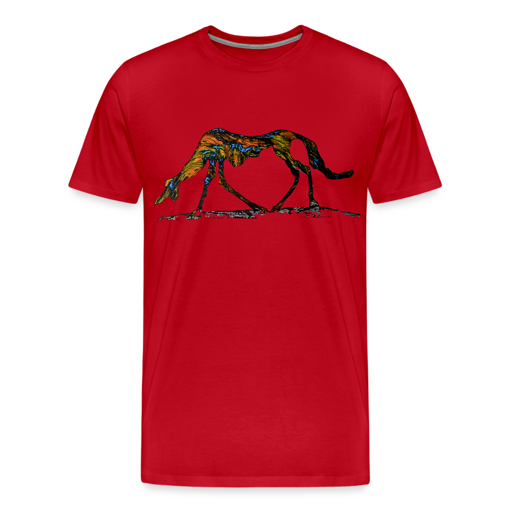 Männer Premium T-Shirt Lucy - Rot