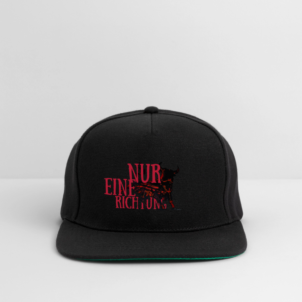 Snapback Cap - Schwarz/Schwarz