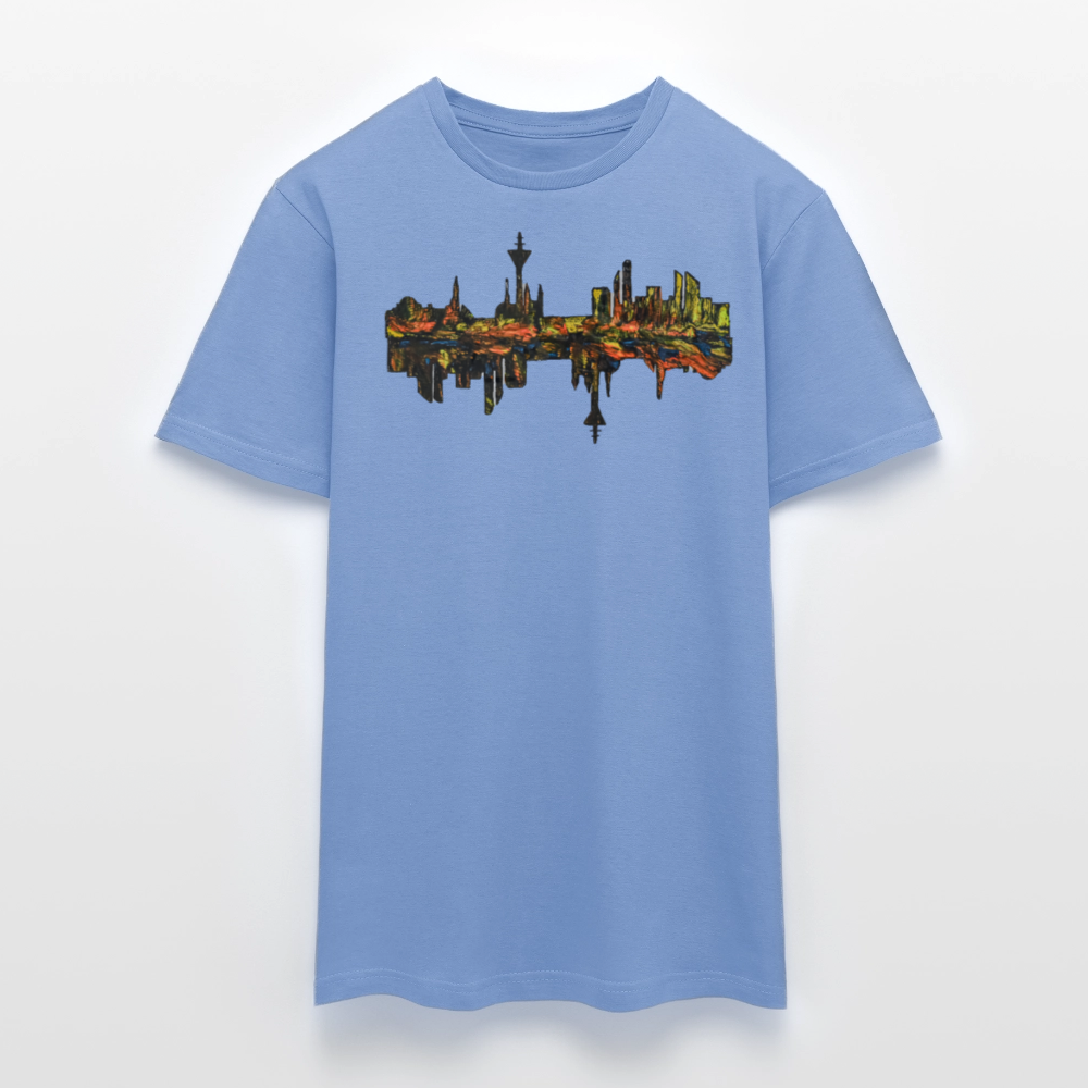 Männer T-Shirt Düsseldorfer Skyline V.3 - carolina blue